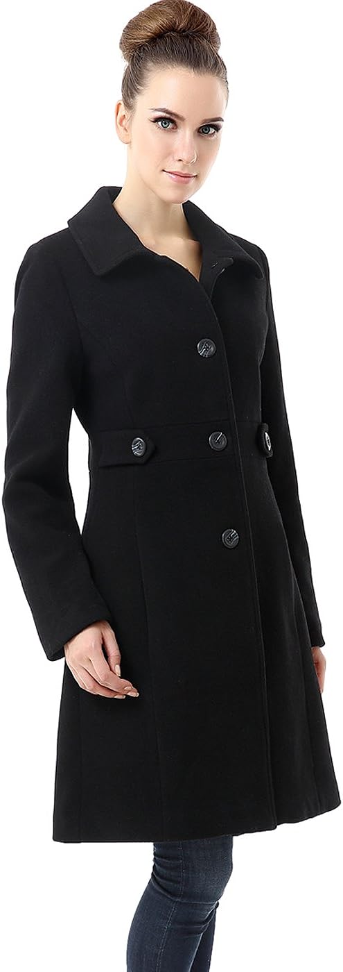 BGSD Women Heather Wool Walking Coat (Regular & Plus Size & Petite ...